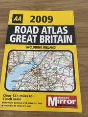 Road Atlas Britain X2 Books 2005 & 2009 Collins And AA