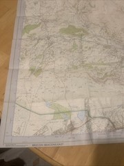 Ordnance Survey Outdoor Leisure 13 Brecon Beacons Eastern Area Map 1990 1:25,000