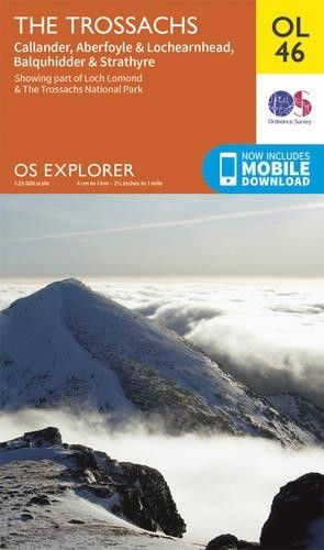 The Trossachs, Callander, Aberfoyle & Lochearnhead, Balquhidder & Strathyr (Map)