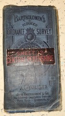 Bartholomew Central Perthshire Map Blue Cover 1912-1919 Ordenance Map