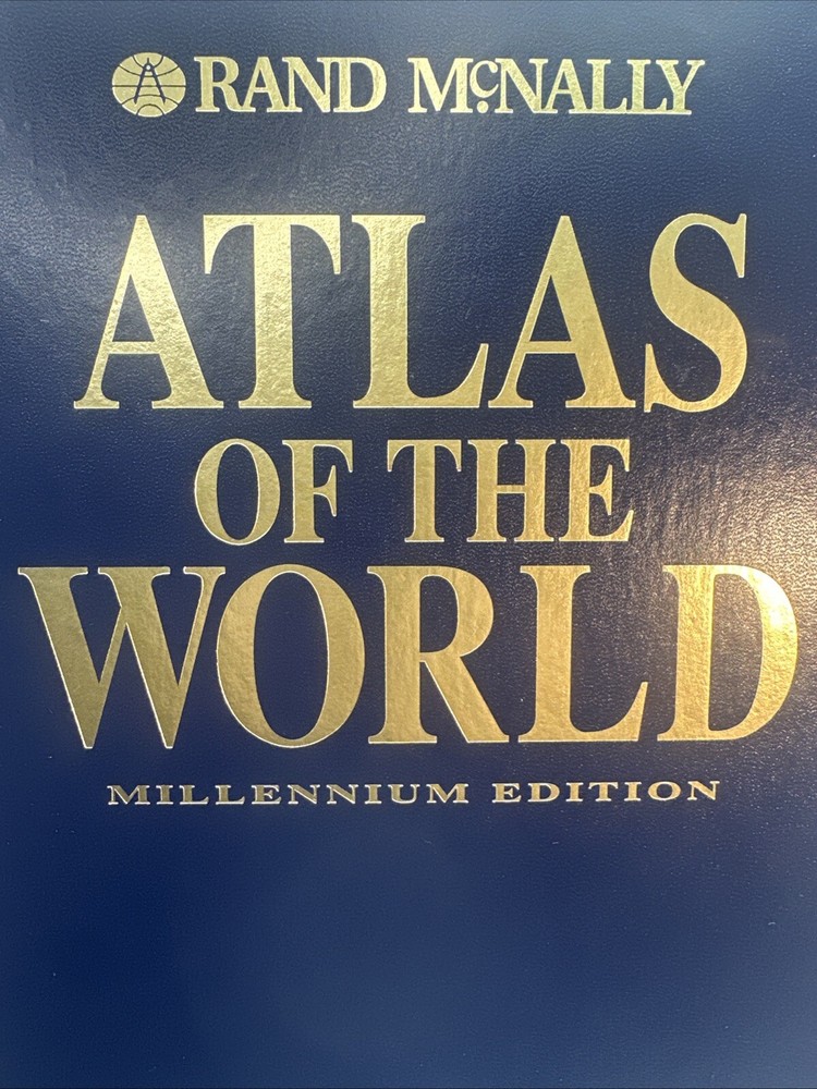 Atlas of the World Millennium Edition 90’s Vintage Collection ManCave History
