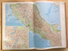 The Times Atlas of the World: Comprehensive Edition 1967 Hardcover Red Vintage