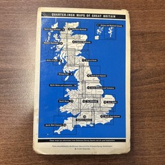 SOLWAY FIRTH 1966 Paper Ordnance Survey Quarter Inch Map Sheet 8 Isle of Man