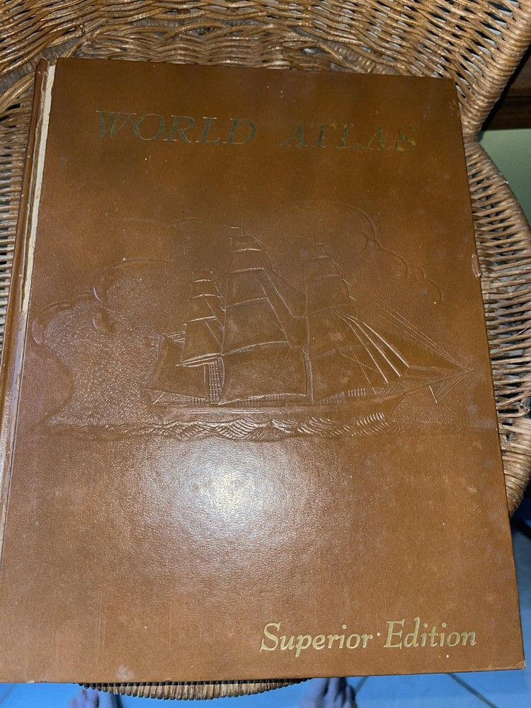 1966 Vintage Hammond World Atlas “Superior Edition” – Great Maps & Photographs!