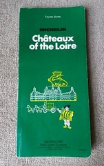 Michelin Tourist Guide Chateaux of the Loire Vintage 80s Retro Travel France