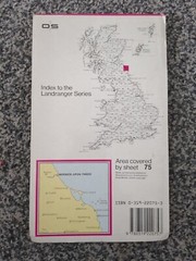 OS Ordnance Survey Landranger Map Sheet 75 Berwick upon Tweed area – 1991