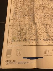 BRECON, Sheet 141, 1952 OS Ordnance Survey One Inch One Mile Map Seventh Series