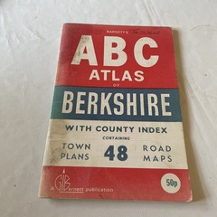 Vintage READING/BERKSHIRE bundle of 3-ABC Berkshire, red book READING, AA MAP.