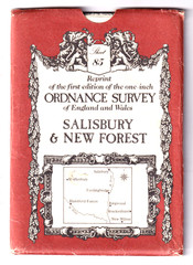 SALISBURY & NEW FOREST – Ordnance Survey Reprint of First Edition One Inch Map