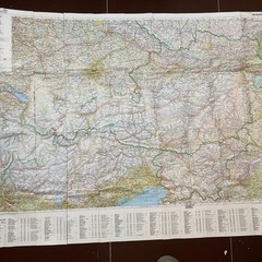 Alps Road Map European Alps
