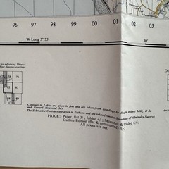 Vintage Ordinance Survey Map Sheet Keswick