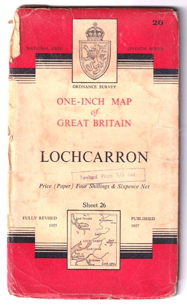 LOCHCARRON – Ordnance Survey One Inch Map (Seventh Series)