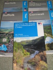 OS Ordnance Survey Tour maps – assorted editions – very good condition