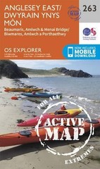 Anglesey East (Map) OS Explorer Active Map