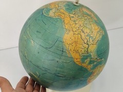 Vintage Globe World Map Soviet Russian USSR 1990s