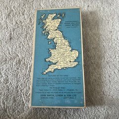 Cambridge Map Bartholomew’s revised half-inch contoured map