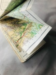 Map Lake District Tourist Map Ordnance Survey Vintage ra