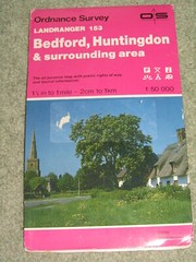OS Ordnance Survey Landranger Map Sheet 153 Bedford & Huntingdon area