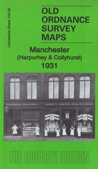 MAP OF Manchester (Harpurhey & Collyhurst) 1931 Lancashire Sheet 104.03 NEW