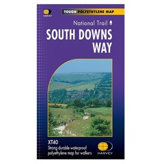 South Downs Way Map Hiking Walking Waterproof Light National Trail Harvey Maps