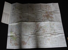Ordnance Survey Landranger Map – Derby & Burton upon Trent – Sheet 128 – 1999