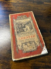 Vintage 1930s Ordnance Survey 1 Inch Contoured Road Map Of Chester