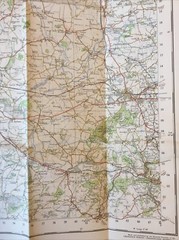 1958 Ordnance Survey One Inch Seventh Series Map 118 Shrewsbury (incl Whitchurch