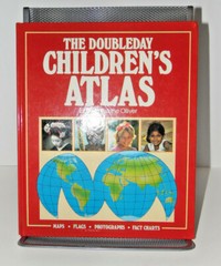 The Doubleday Childrens Atlas Maps Flags Photos Charts Book 1987-1988