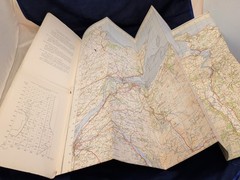 SNOWDON Vintage Ordnance Survey One Inch Map 7th series Paper Mounted 107 VGC…