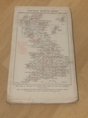 Ordnance Survey One Inch Map 188 Seventh series Torquay 1961 Cloth Map