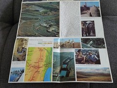 Jerusalem Vintage Fold Out Map Tourist Guide