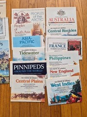 Vintage National Geographic Magazine Maps & Extras 1960-1989