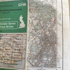 Pathfinder Maps: Battle and Herstmonceux Sheet TQ61/71 vintage 1983.