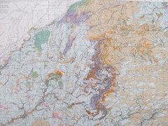 VINTAGE GEOLOGICAL MAP BEWCASTLE CUMBRIA SHEET 12 DRIFT GEOLOGICAL SURVEY 1969