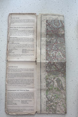 VINTAGE Ordnance Survey One-Inch Map, Sheet 171: London S.E. (1970s). Delicate.