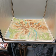 Bartholomew’s One Inch Map of the Lake District c1947 Cloth Folded Vintage Map