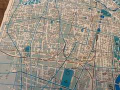 Map Of Torino (Turin) 1983 (German)