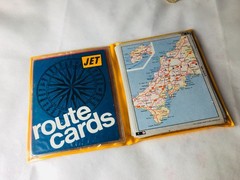 Map Jet Route Cards Gazetteer Vintage ra