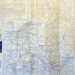 11 x AAA maps 1950s Washington DC North & Southeastern States Arlington etc