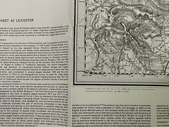David & Charles, OS Sheet Map,1st Edition,1 Inch Reprint, Leicester, No 43