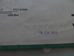 VINTAGE OS LARGE SCALE MAP LONDON WEST HILL AREA 1 : 1,056 1915 Rev 1938