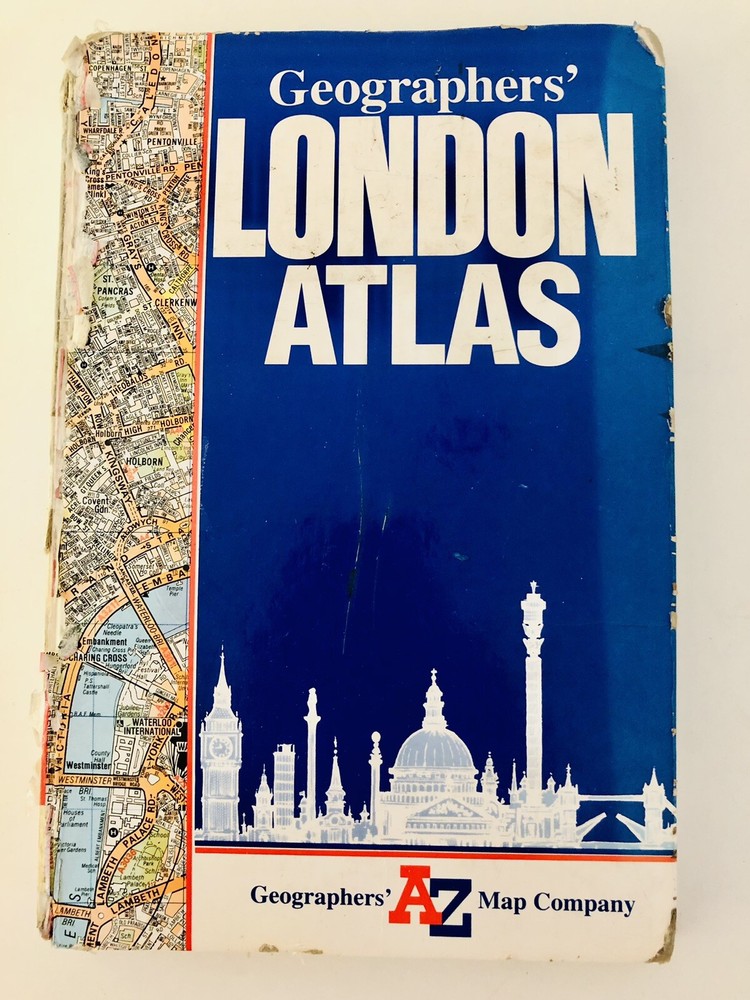 A. to Z. London Atlas (Street Atlases) Geographers’ A-Z Map Hardback Book 1995