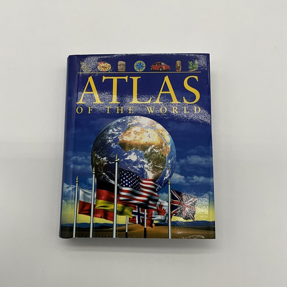 Mini Children’s Reference Atlas of the World – Hardcover By Keith Lye – GOOD BL