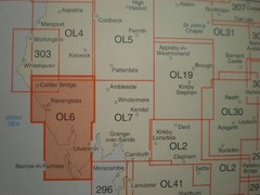 THE ENGLISH LAKES OL 5 6 7 DISTRICT EXPLORER ORDNANCE SURVEY MAPS OS LOT