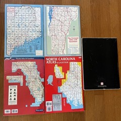 DeLorme Florida/North Carolina/Maine/Vermont Atlas & Gazetteer Vintage 1991 2000