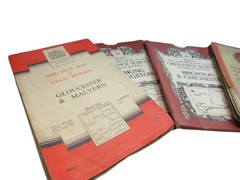 Job Lot x 9 of Vintage Ordinance Survey 1 Inch Maps Of England And Wales 1950/60