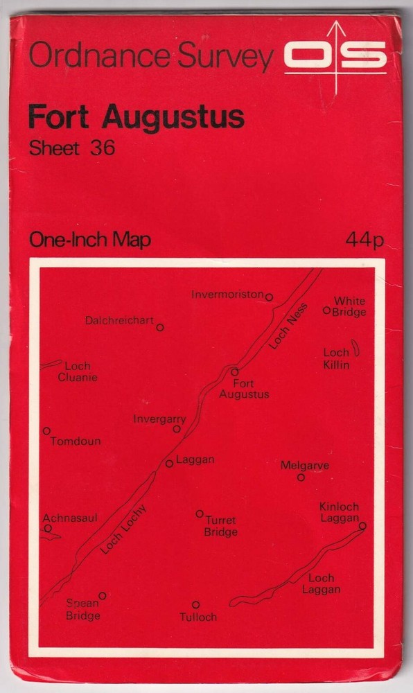 ORDNANCE SURVEY ONE INCH MAP: FORT AUGUSTUS