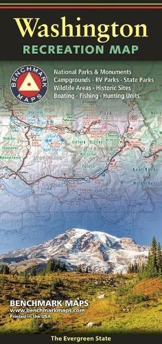 Benchmark Maps Washington Recreation Map (Map) (UK IMPORT)
