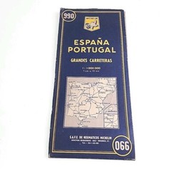 Michelin Spanin Portugal 990 Folding Route Map