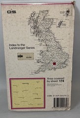 Ordnance Survey Landranger Map – Newbury & Wantage – Sheet 174 – 1985